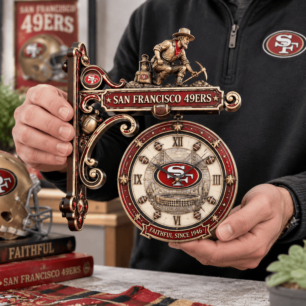 SF49 Premium Illuminating Collector Wall Clock LNTH