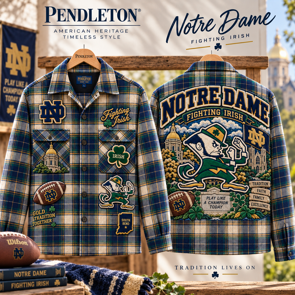 Premium NDFI Pendleton Board Shirt Collection TTNL