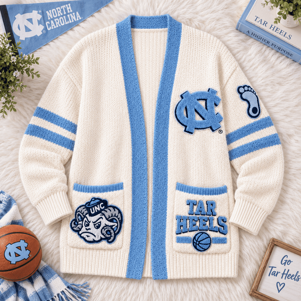 UNC Women’s Open-Front Cardigan NTKO