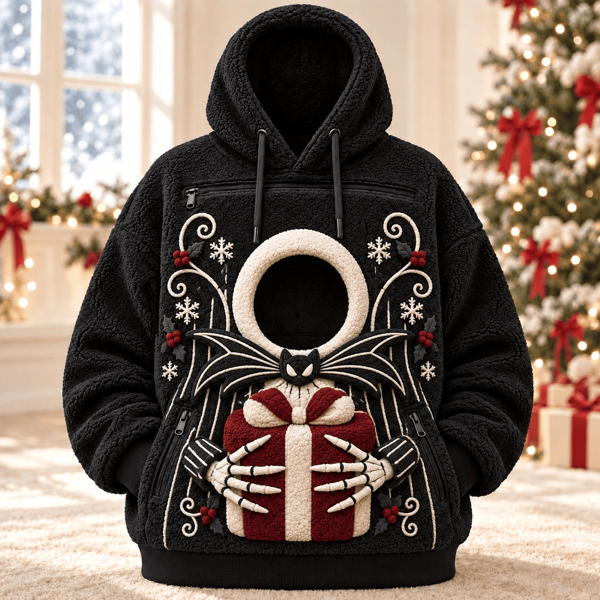 SKL PREMIUM Christmas Pet Pouch Hoodie NPL
