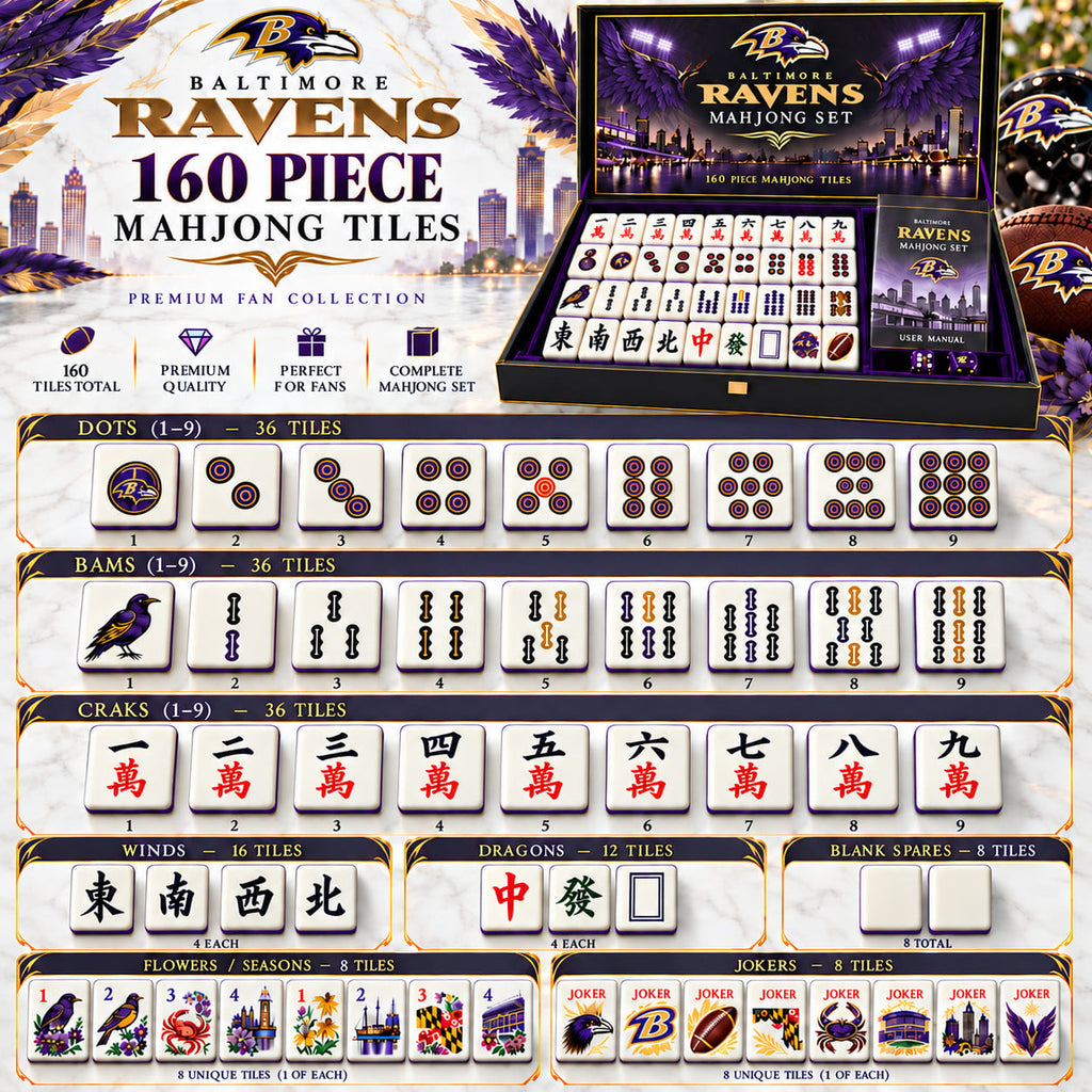 Premium BTR Mahjong Tiles Set TNSM