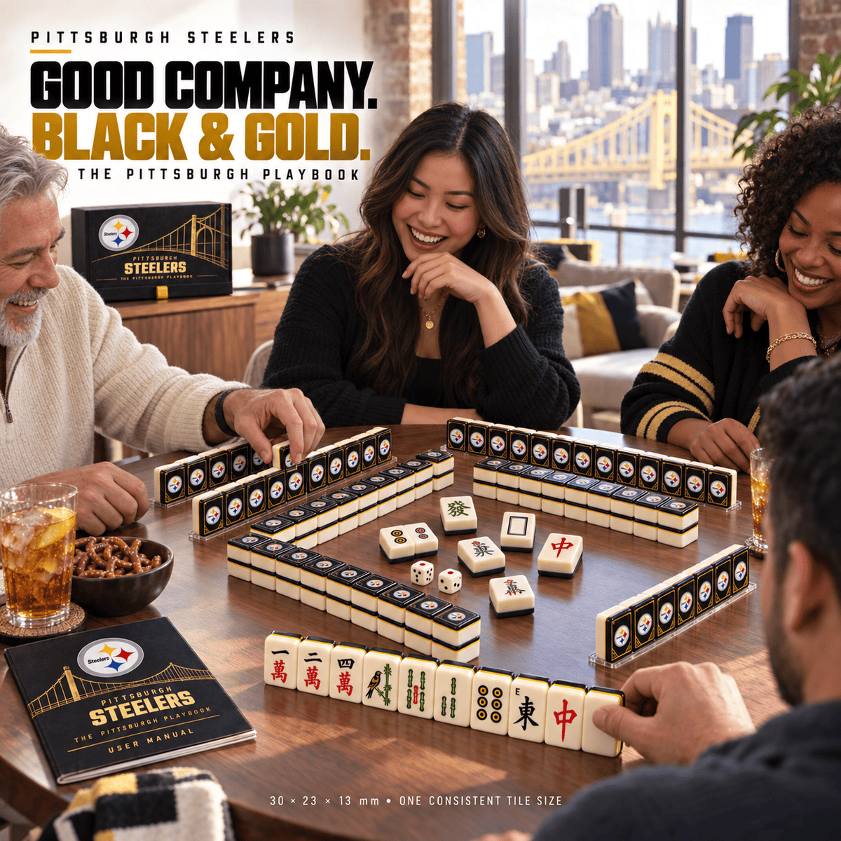 Premium PBS Mahjong Tiles Set TTMH